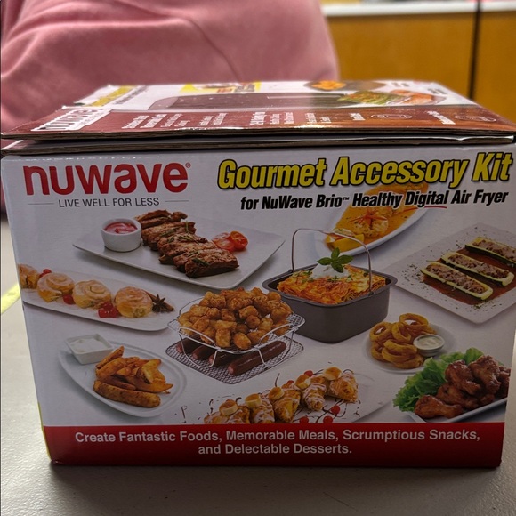 NuWave Gourmet Accessory Kit for Brio Air Fryer - Silver - Picture 5 of 6